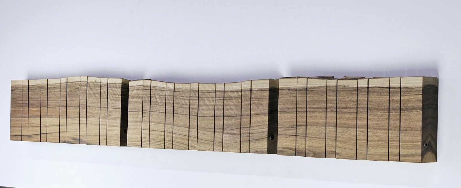 Set of 3 pieces Wall-Mounted Organizer. Walnut .Exclusive