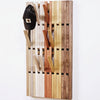 Wall-mounted organizer. natural oak. art color mix