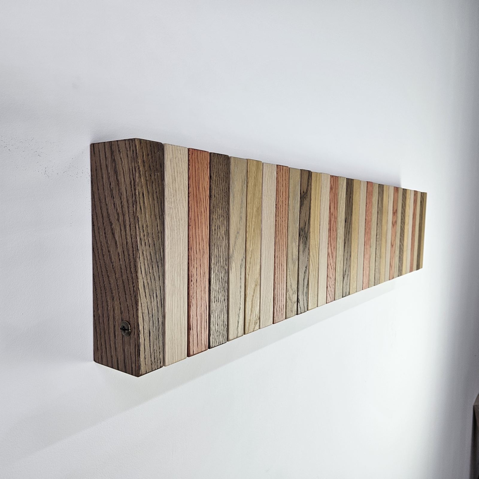 Wall Mount Organizer. Colored Mini Oak.Promotional offers