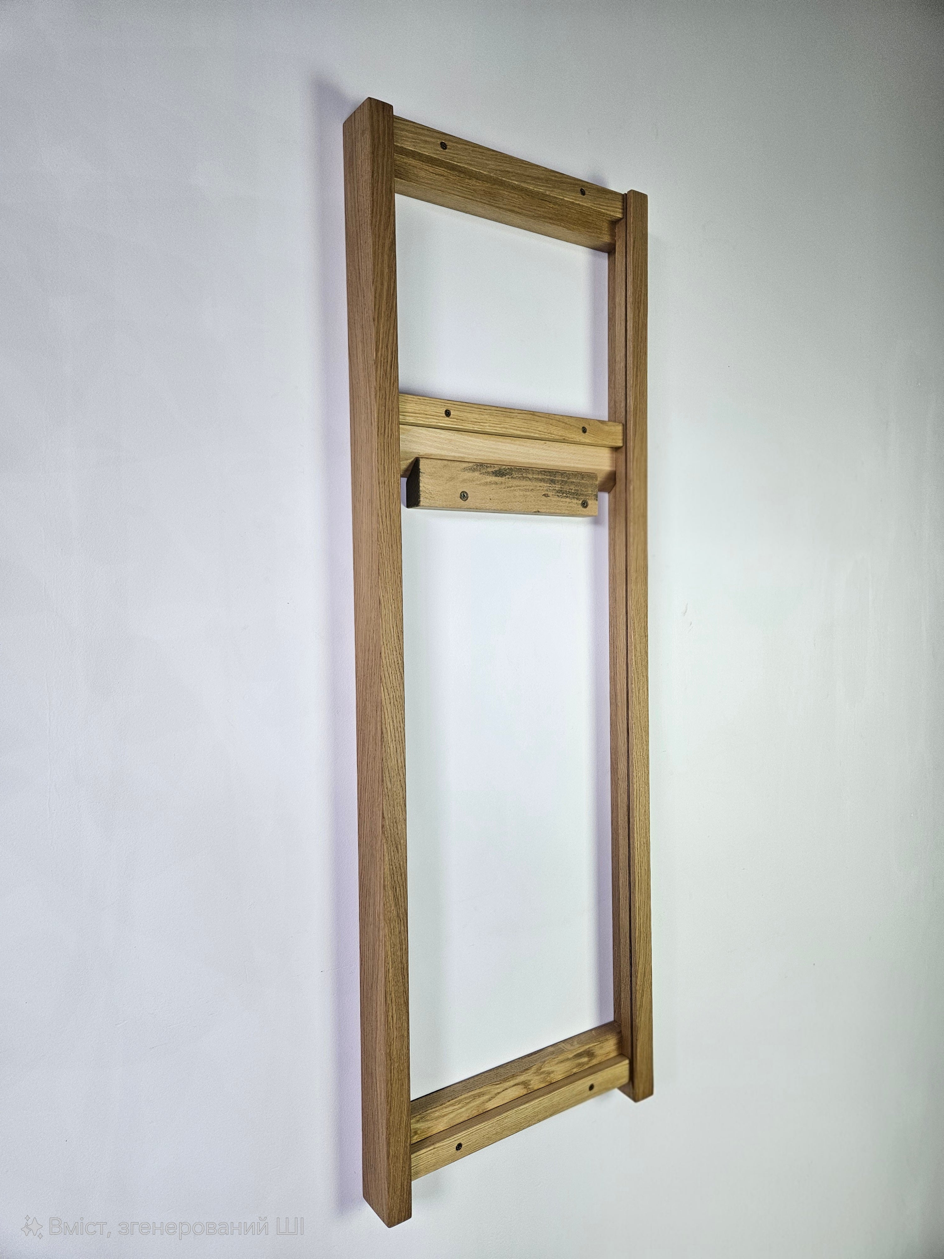 Wall Modular organizer Oak + mirror frame as a gift