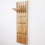 Wall-Mounted Organizer - for shoes. natural OAK
