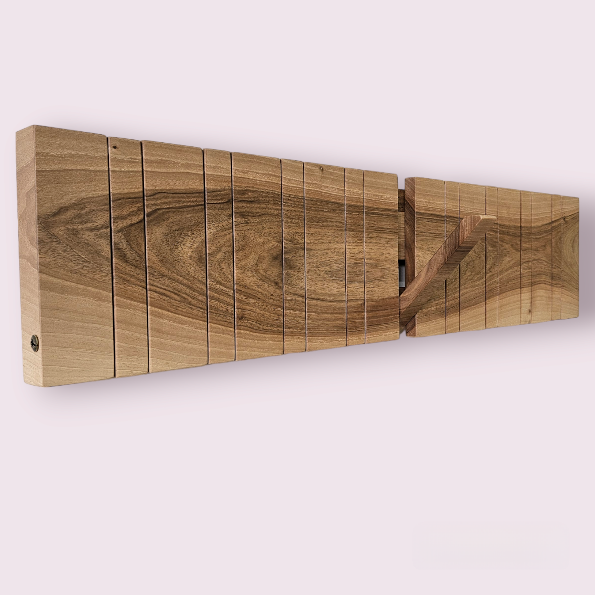 Wall-mounted organizer. Natural Walnut 3. Exclusive