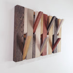 Wall-Mounted Organizer. plywood oak.  Colored (light version)Free shipping!!!!