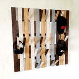 Wall-Mounted Organizer. plywood oak. Colored (light version) Free shipping!!!