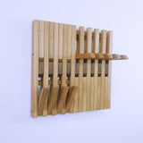 Wall-Mounted Organizer. Natural oak with shelves!!