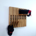 Wall-Mounted Organizer. Natural oak with shelves!!