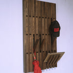 Wall-Mounted Organizer. DARK Natural oak!!FREE  SHIPPING!